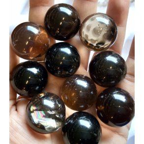 Små Røgkvarts kugle