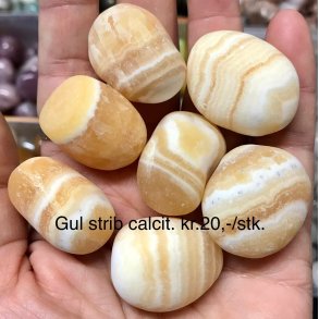 Calcit gul / Gul stribet Calcit
