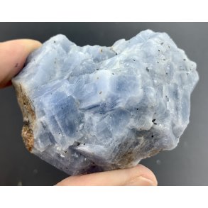 Natur rå blå calcit