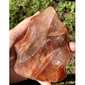 Hematoid kvarts / ild kvarts flamme