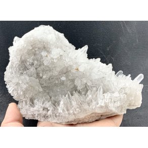 Stor bjergkrystal klynge