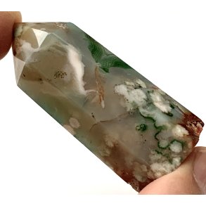 Grøn blomster agat tårn