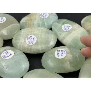 Caribisk calcit palmstone