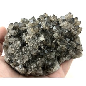 Røgkvarts krystal klynge