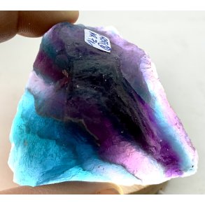 Natur rå blå regnbue flourit