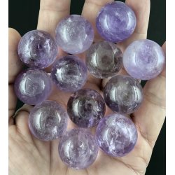 Ametyst sm kugle 13-14gram. 21mm