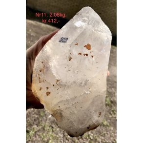 Natur r bjergkrystal spids fra Himalaya-11