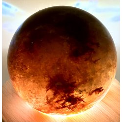 Top kvalitet Hematiod kvarts kugle-4