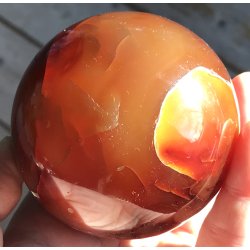 Karneol kugle-20