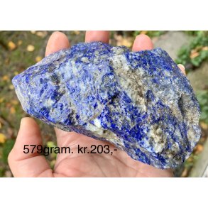Natur r lapis lazuli, 579gram. 