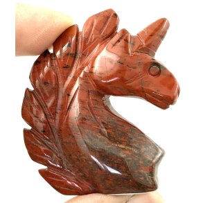 Rd jaspis enhjrning-1