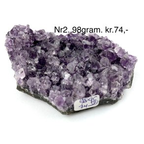 Sm ametyst krystal klynge-2