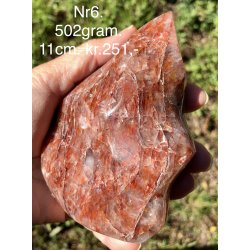 Hematoid kvarts / ild kvarts flamme-6