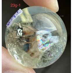 Sm citrin kugle, 23gram. 25mm. 