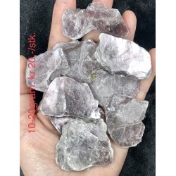 Lepidolit sten plade10-20gram. 