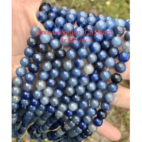 Aventurin bl. 8mm perle. Ca.38cm. 