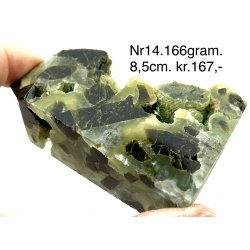 1/2 poleret + 1/2 r Prehnit trn-14