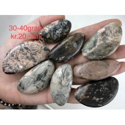 Rhodonit lommsten 30-40gram. 