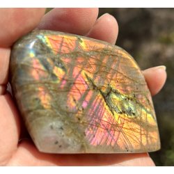 Labradorit pink/lilla flash Freeform-3
