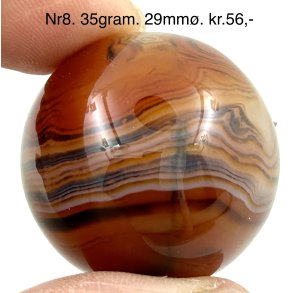 Sm karneol kugle-8