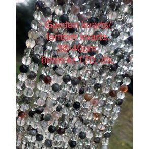 Garden kvarts/ fantom kvarts, 6mm