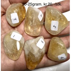 Citrin lommesten. 20-25gram. 