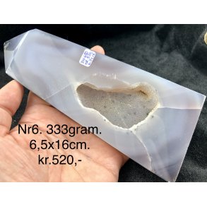 Agat med krystal trn-6