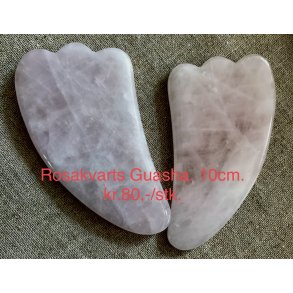 rosakvarts gua sha 10cm