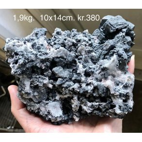 Kvarts, Galena, Dolomit og chalcopyrit 1,9kg