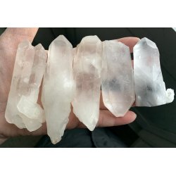 R bjergkrystal stav, 70-80gram. 