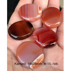 mineralsten oval 18x28mm