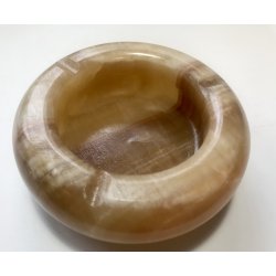 Gul calcit skl/skebr. Ca. 450gram. 12cm. 