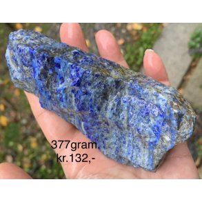 Natur r lapis lazuli, 377gram