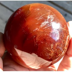 Karneol kugle-20