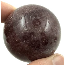 Jordbr kvarts kugle-2