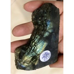 Labradorit 1/2 poleret og 1/2 r�-19