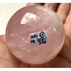 Rosakvarts kugle-12