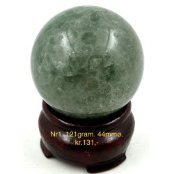 Grn jordbr kvarts kugle-1