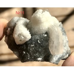 Smukke natur Apophyllit fra Indien -11