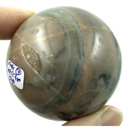 Pink zebra jaspis kugle-7