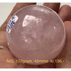 Rosakvarts kugle-5
