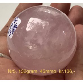 Rosakvarts kugle-5