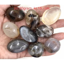 Botswana agat lommesten 20-30gram. 