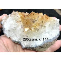 Natur r Citrin klynge, 285gram. 