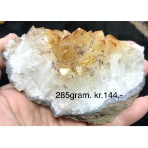 Natur r Citrin klynge, 285gram. 