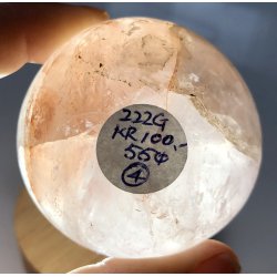 Hematoid kvarts / ild kvarts kugle-4