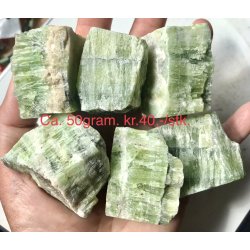 Natur r caribisk calcit ca. 50gram/stk. 