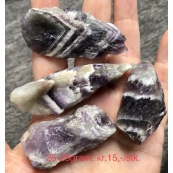 Natur r ametyst tand. 25-28gram