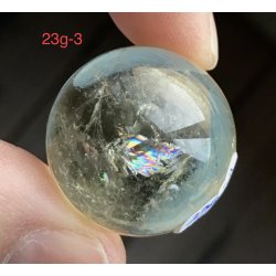 Sm citrin kugle, 23gram. 25mm. 