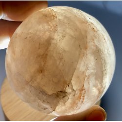 Hematoid kvarts / ild kvarts kugle-5